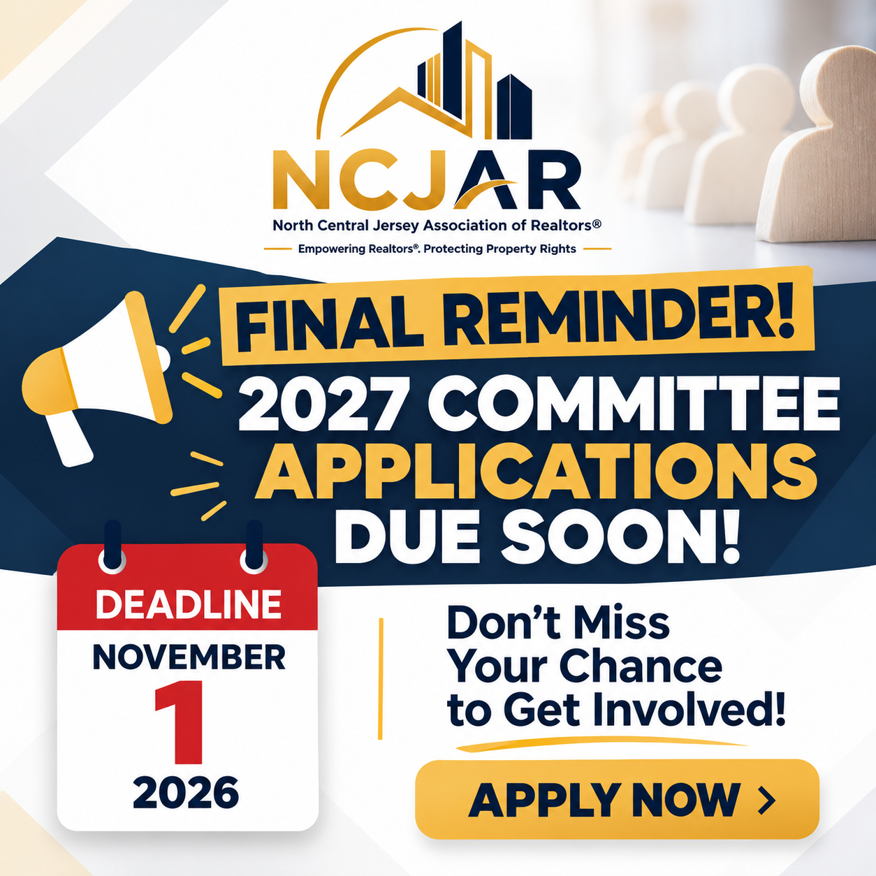 NCJAR Committee Applications Deadline