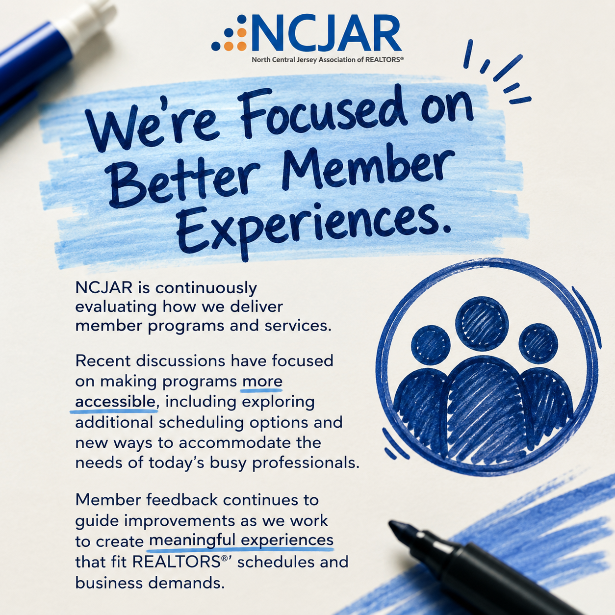Were Focused on Better Member Experiences